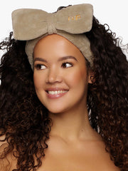 Haarband Strik Taupe